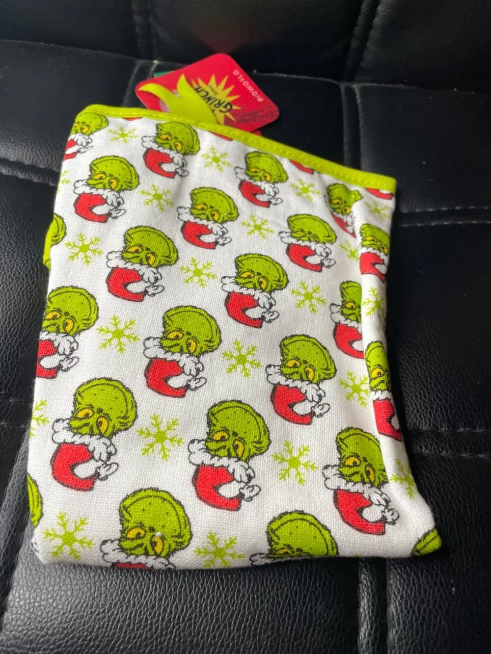 Sleigh Bell Bistro The Grinch NWT Tea Towel